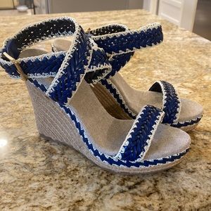 Brand New Tory Burch Espadrille Wedges